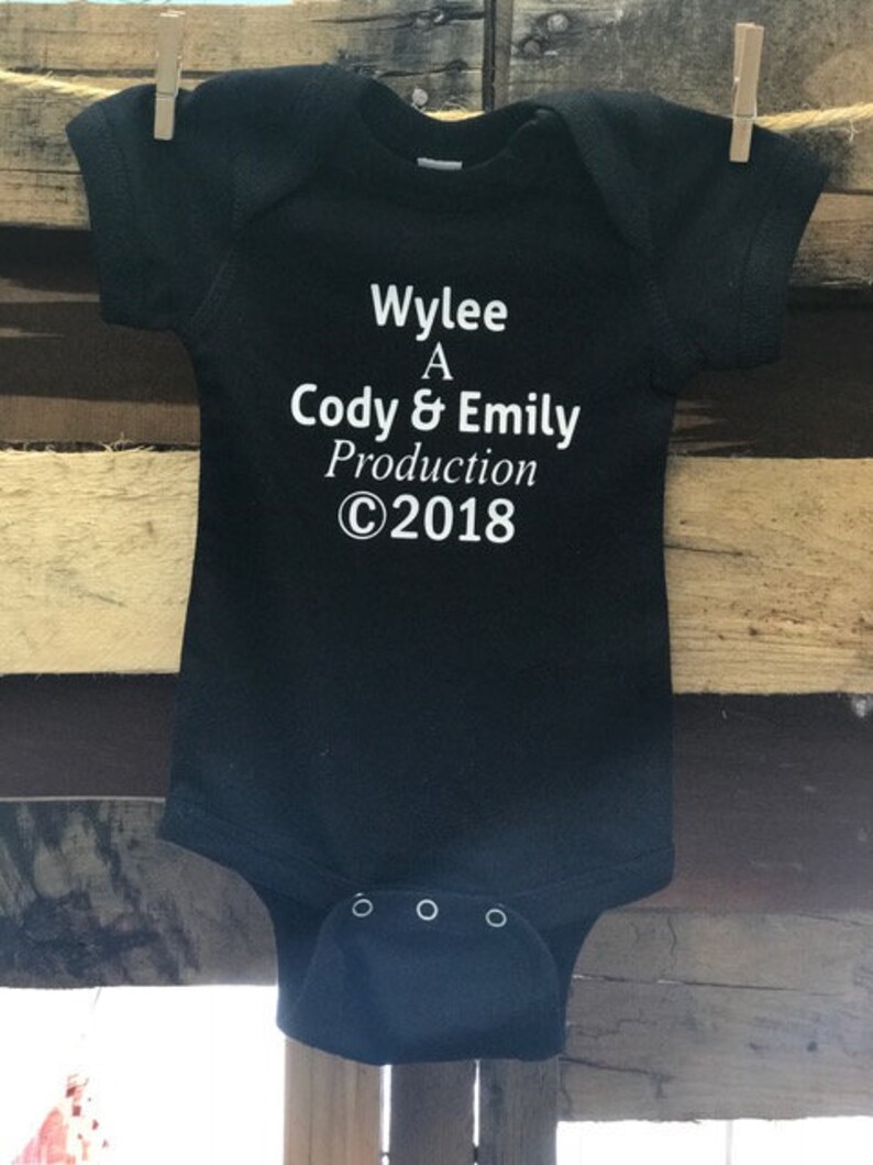 A Production of OnesieCustomizable Onesie