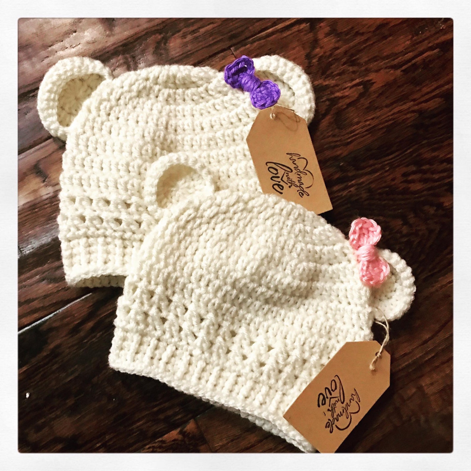 Crochet Bear Beanie Pattern Etsy
