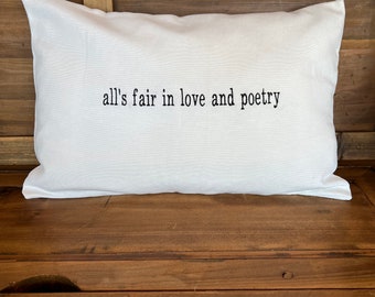 The Tortured Poets Department embroidered Pillow , TS New Album Pillow Gift for Swiftie...
