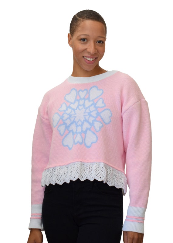 crop top christmas sweater