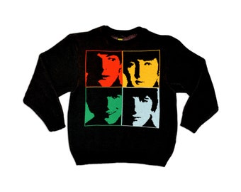 The Beatles Knit Sweater - Rock 'n Roll Unisex, Music Fan Gift