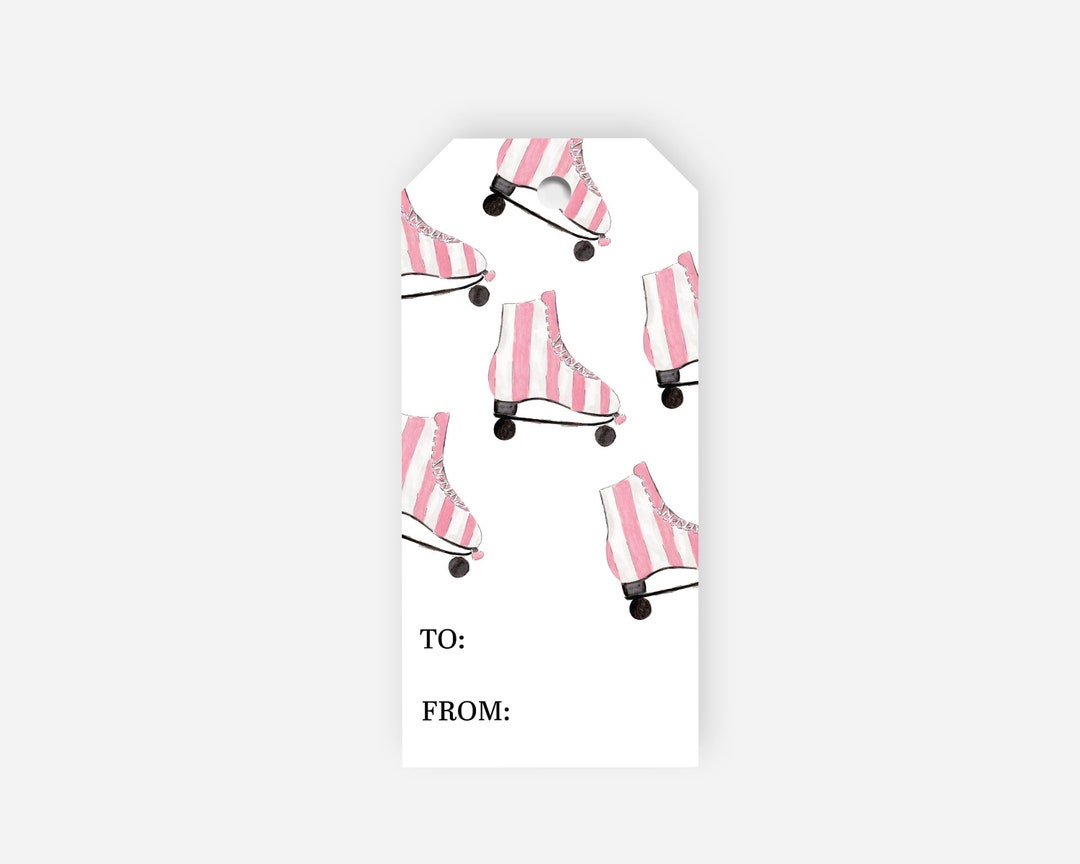 Roller Skate Party Gift Tags Gift Wrapping Family Gift Etsy