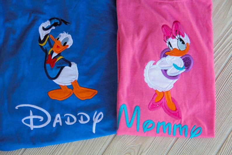 Daisy Duck and Donald Duck Inspired Family Shirts Family Vacation, Disney Vacation, Vacation Shirts, Disneyland, Disney World, Mom and Dad Daisy Duck and Donald Duck Inspired Family Shirts Family Vacation, Disney Vacation, Vacation Shirts, Disneyland, Disney World, Mom and Dad