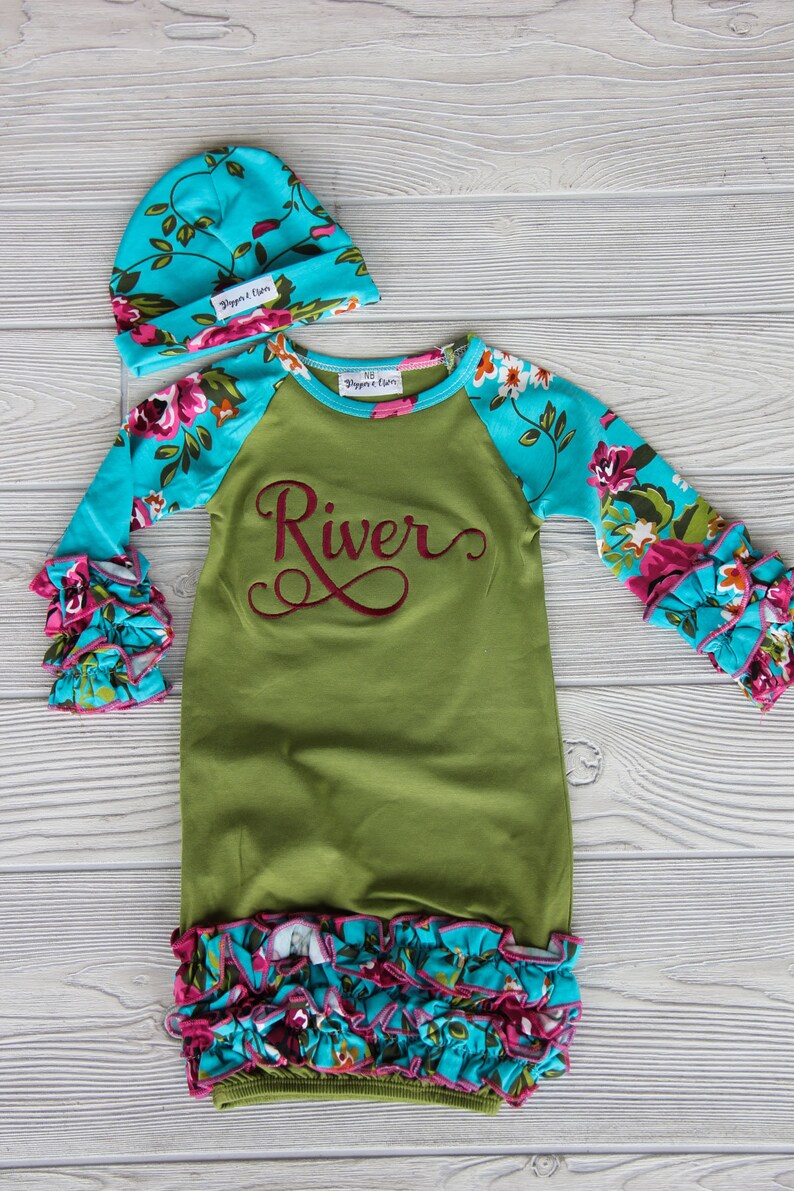 baby girl first outfit home