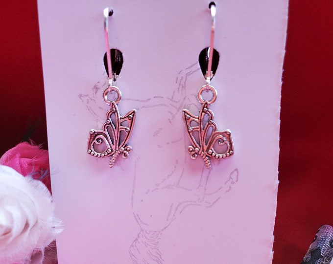 E-0339J - Butterfly Drops - Regency, Queen Victoria, Queen Elizabeth, Living History, Reenactor, Costumers, Jane Austen