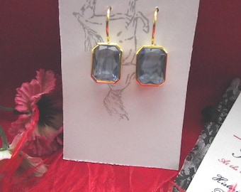 E-0633 - Dolley Madison Reproduction Earrings - Museum Reproductions, Georgian Earrings, Regency Earrings, Jane Austen Earrings