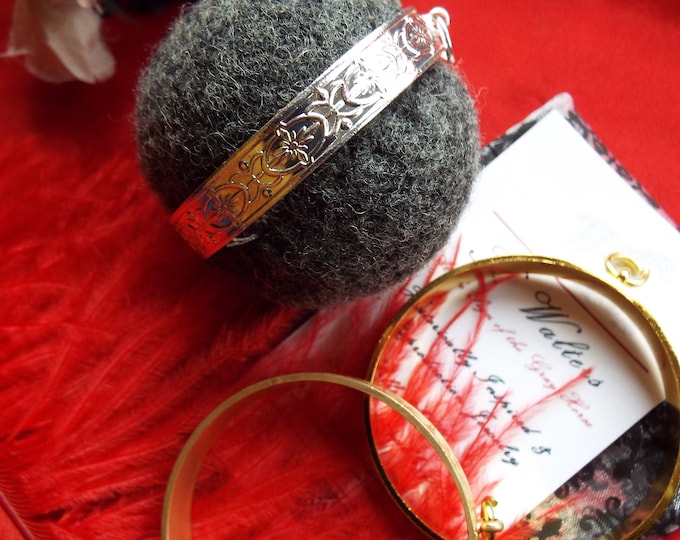 PE-0098PIN - Pin Ball Ring - Equipage, Chatelaine, Silver, Sewing, Sewing , Pinball, Pin Cushion Holder, Pin Cushion, Hanging Pin Cushion