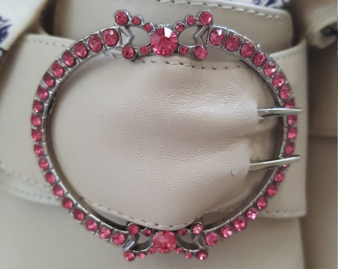 SB-0016R - The Charlotte ROSE 18th Century Reproduction Shoe Buckle - Georgian Shoe Buckle - Georgian Buckle EXCLUSIVE