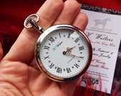 W-0002 Reproduction Silver or Gold Watch - Georgian Watch, 18th Century Watch, 19th Century Watch, Victorian Watch, Civil War Watch