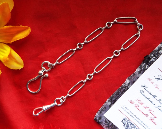 MWC-0026O - Vintage Style Watch Chain, Reenactor Watch Chain, Pocket Watch Chain