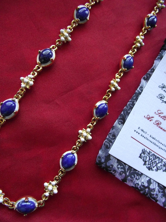 S-0025L - Cheapside Hoard Elizabethean Enameled Lapis Lazuli