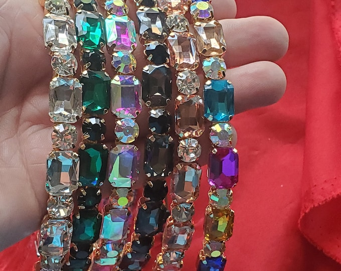 HA-0086 - Crystal Headband - Regency, Georgian, Jane Austen, Tiara, Diadem