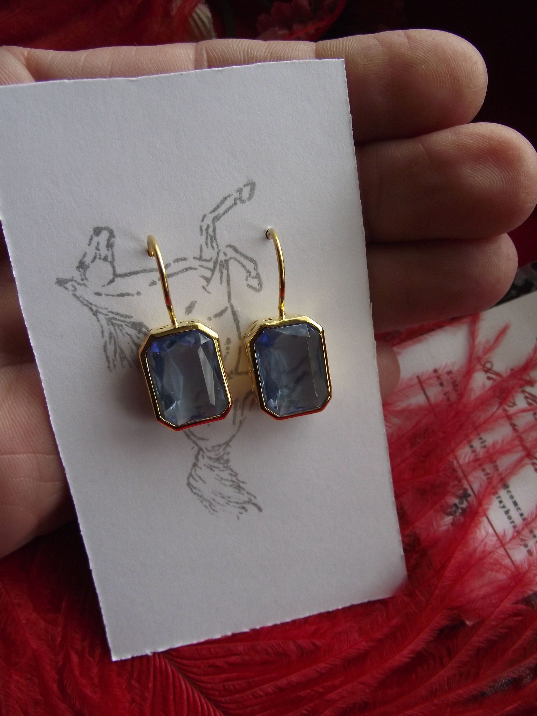 E-0633 - Dolley Madison Reproduction Earrings - Museum E-0633 - Dolley Madison Reproduction Earrings - Museum
