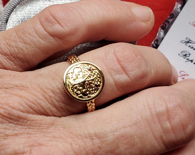 R-0037 - Lilith and the Tree Ring - Biblical, Garden of Eden, Tree of Life