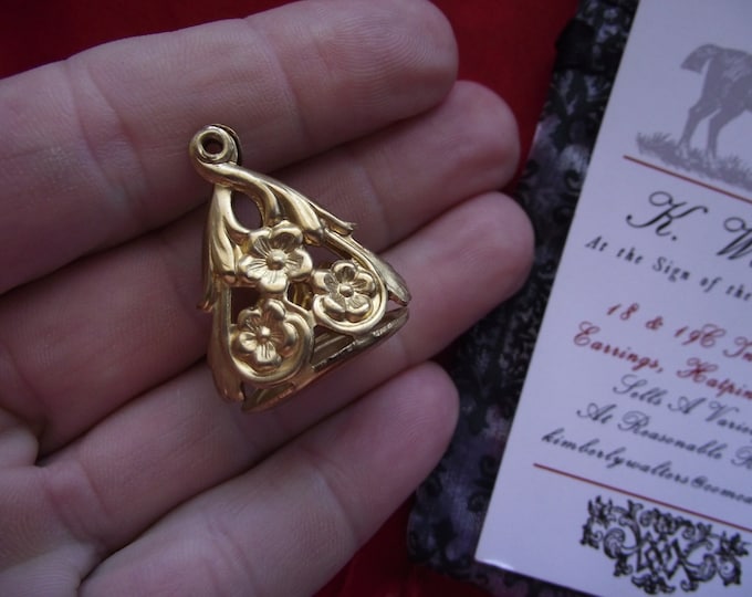 WC-0024 - Reproduction 18th or 19th Century Watch Seal - Historically Inspired Jewelry, Fob, Fob Pendant