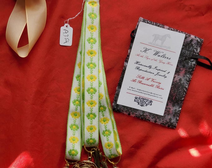 MWC-0027 - A & B Style Georgian Watch Strings, Watch Fobs, Watch Chains, Pocket Watch Chains, Regency Watch Chain