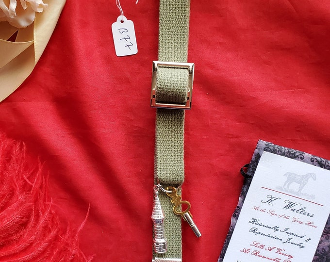 MWC-0027 - B Style Georgian Watch Strings, Watch Fobs, Watch Chains, Pocket Watch Chains, Regency Watch Chain