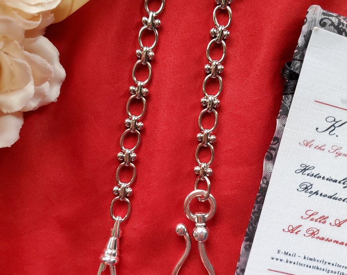 W-0101 - Silver Watch Chain - Georgian, Regency, Victorian