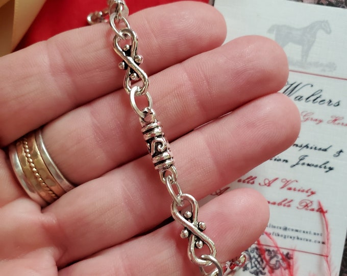 C-0026G - Vintage Style Watch Chain, Reenactor Watch Chain, Pocket Watch Chain, Watch Hook