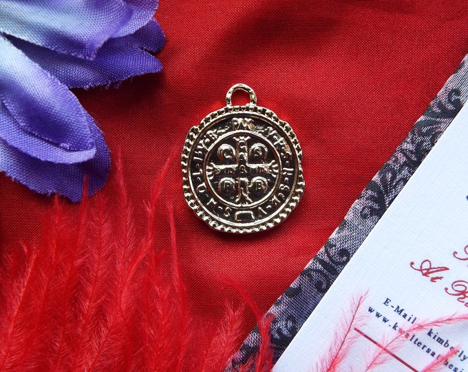 PE-0091C - Medieval Coin Pendant - Georgian Pendant, Regency Pendant, Pendant