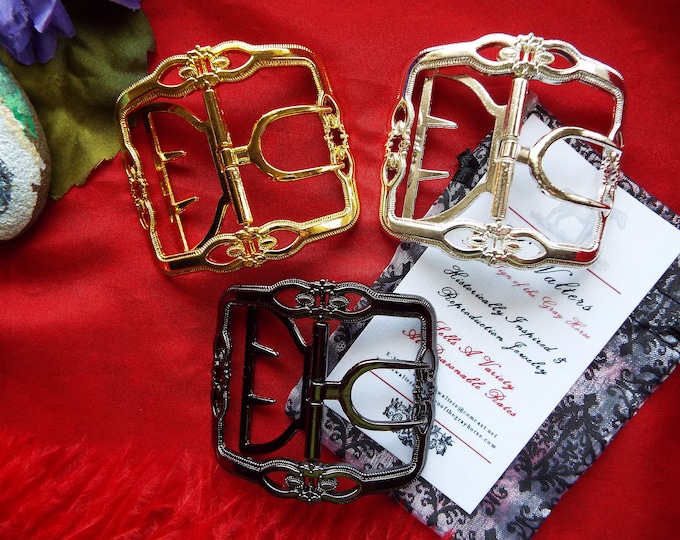 SB-0022 - The EDEN - 18th Century Reproduction Shoe Buckle - Georgian Shoe Buckle - Georgian Buckle EXCLUSIVE