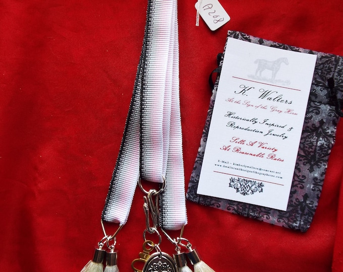 MWC-0027 - A Style Georgian Watch Strings, Watch Fobs, Watch Chains, Pocket Watch Chains, Regency Watch Chain