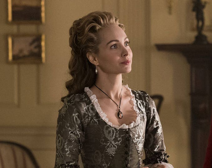 N-0005 - Sterling Silver Antique Glass Pendant or Mourning Locket, Memento Mori Jewelry, Remembrance Jewelry, TURN Washington's Spies