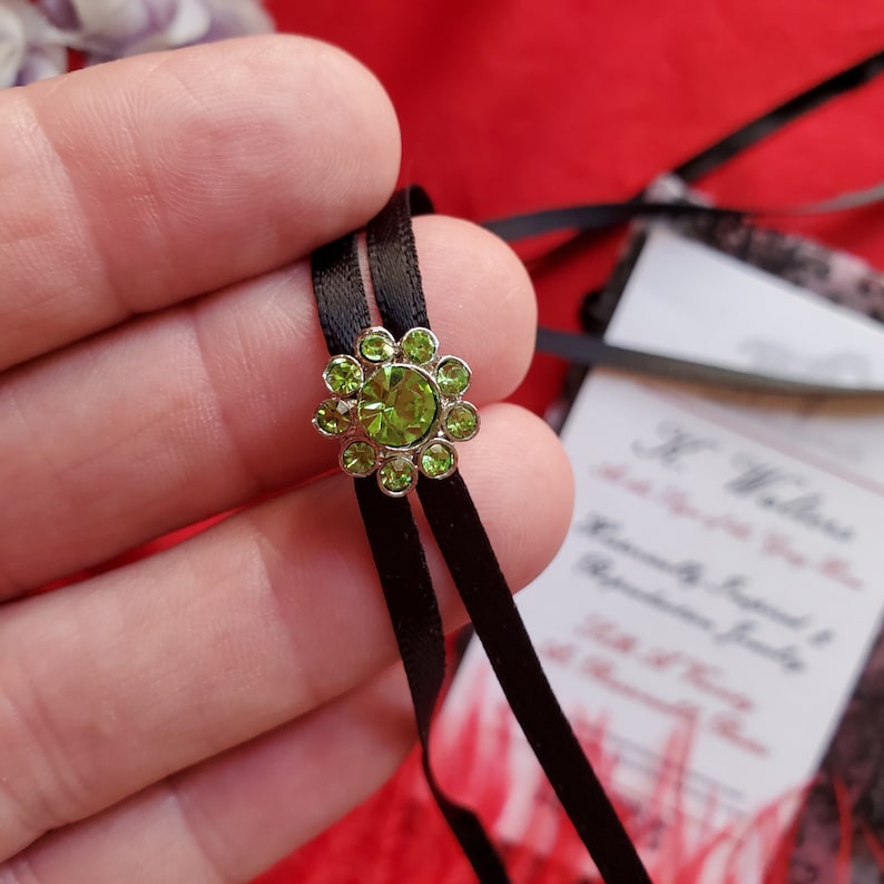 N-0136 - Georgian Maria Ribbon Necklace - Georgian Crystal - Georgian ...