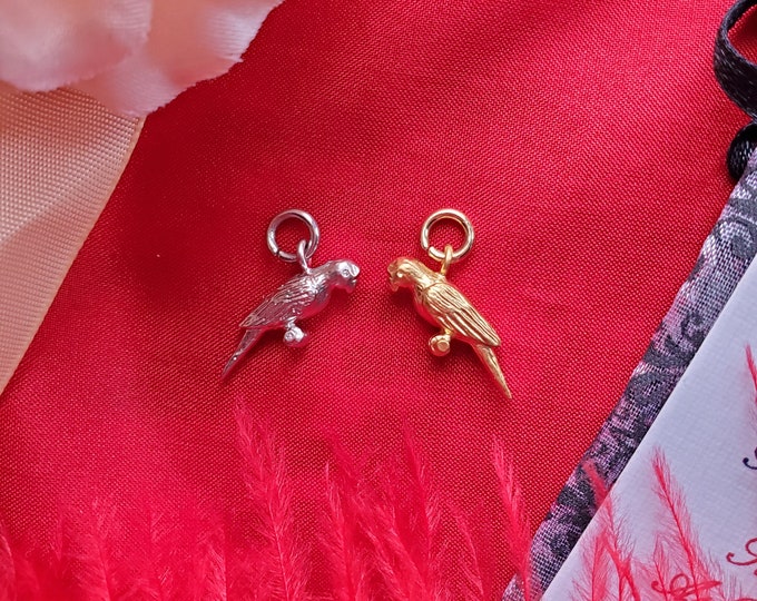 PE-0111 - Bird Pendant - Georgian Pendant, Regency Pendant, Pendant, Birds, Friendship, Silver Bird, Gold Bird