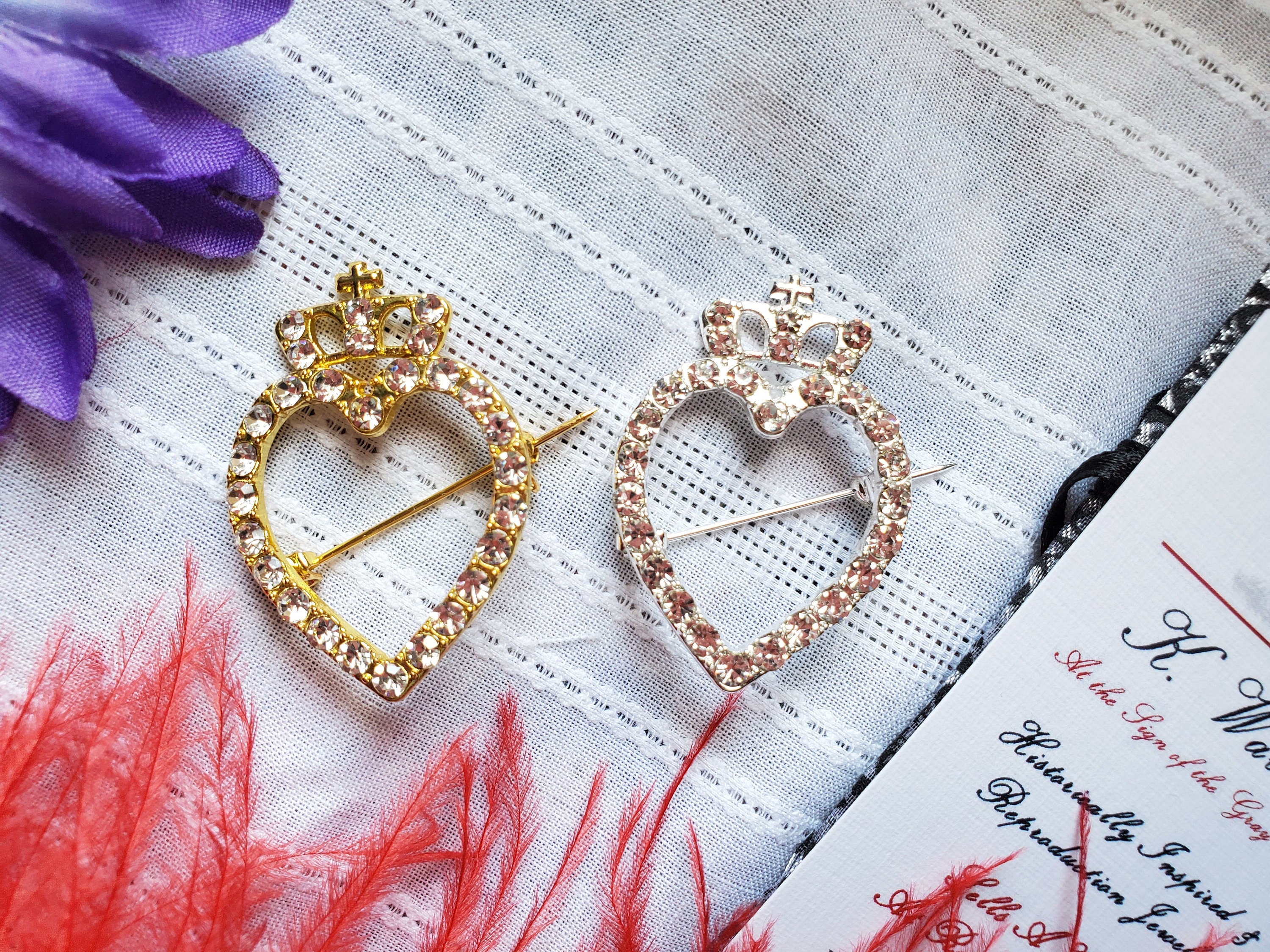 B-0081 - Luckenbooth Brooch - Georgian Shirt Buckle, Regency