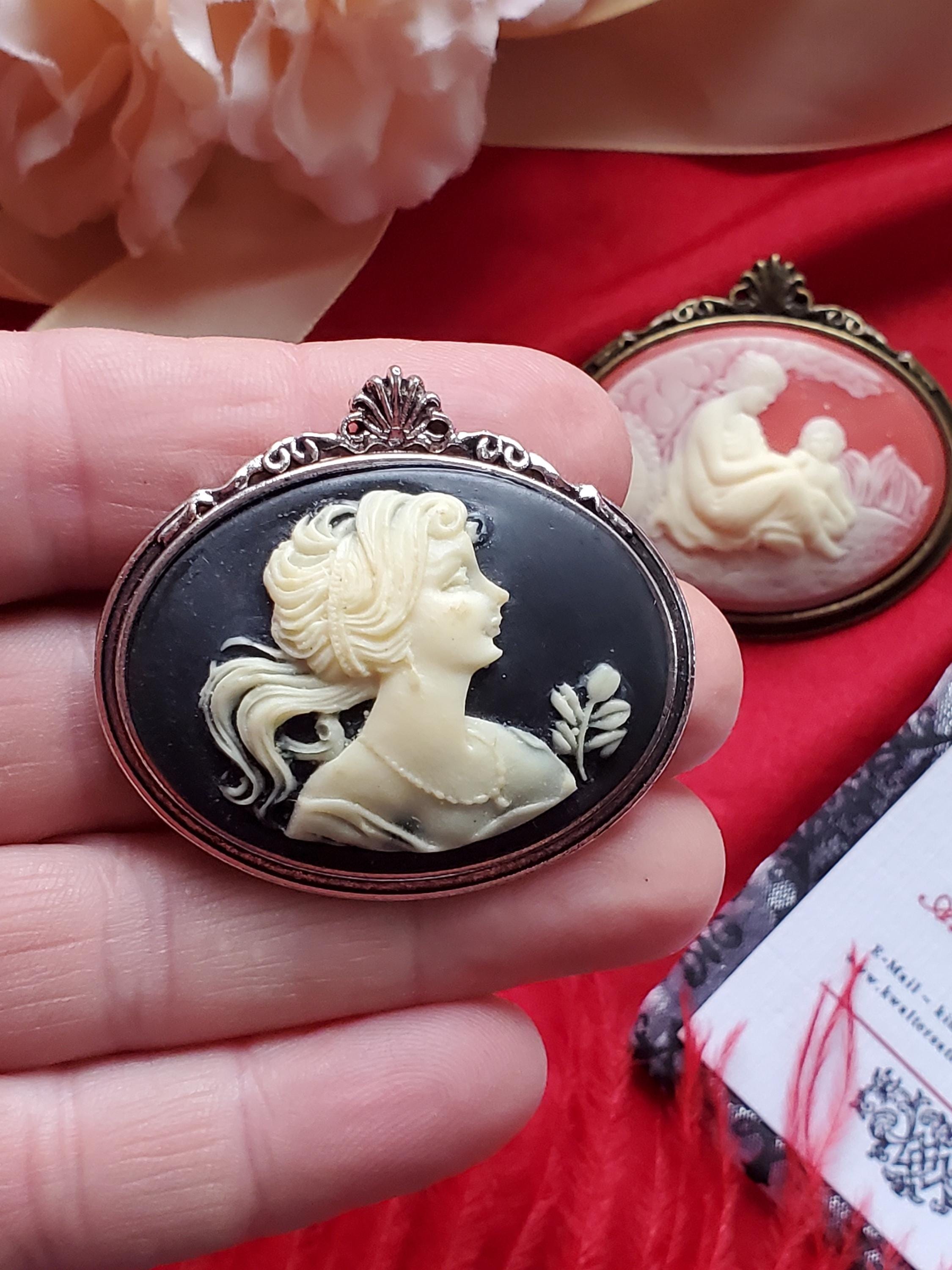 BR-0044 - アンティークシルバーサイドウェイズブローチ、ヴィンテージ