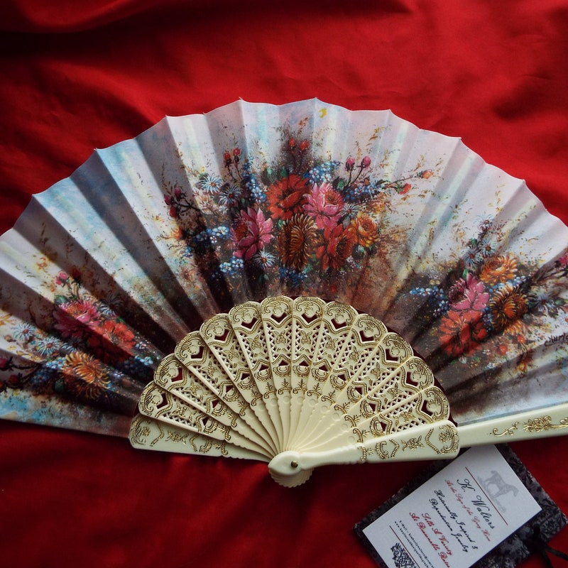 Antique Hand Fan - Etsy