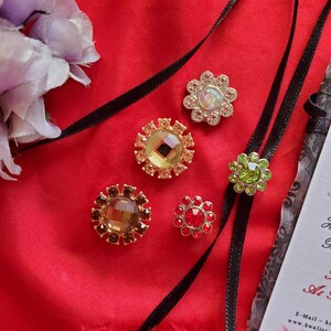 N-0136 - Georgian Maria Ribbon Necklace - Georgian Crystal - Georgian ...