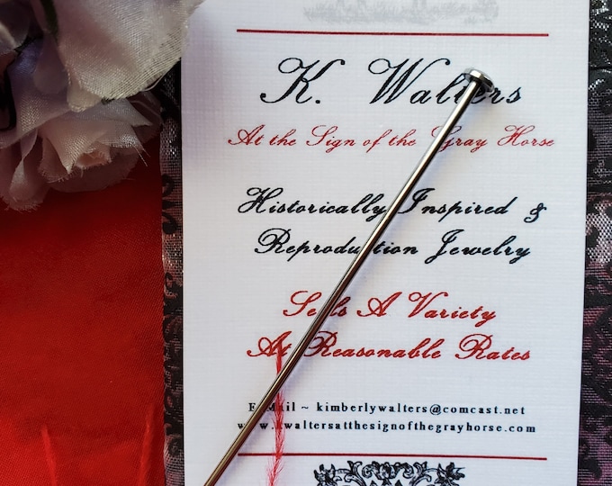 HA-0113 - 7-1/2 inch Steel Hat Pin