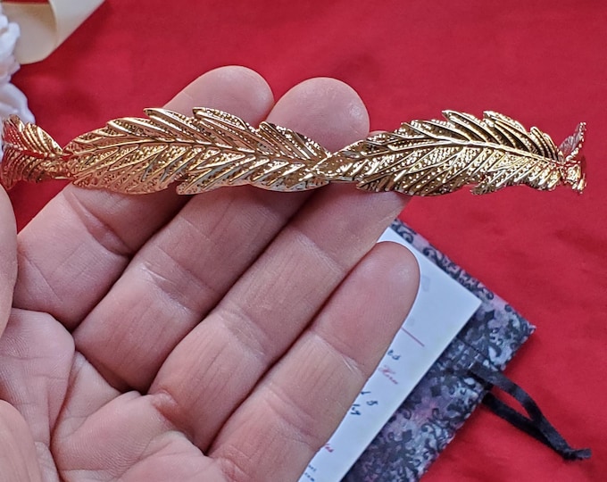 HA-0100 - Leaf Headband - Regency, Jane Austen, Diadem