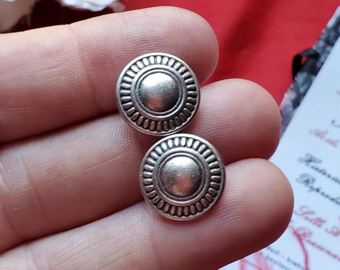 SL-0027 - Shield Style 5/8 inch Button Cufflinks, Sleeve Buttons or Sleeve Links