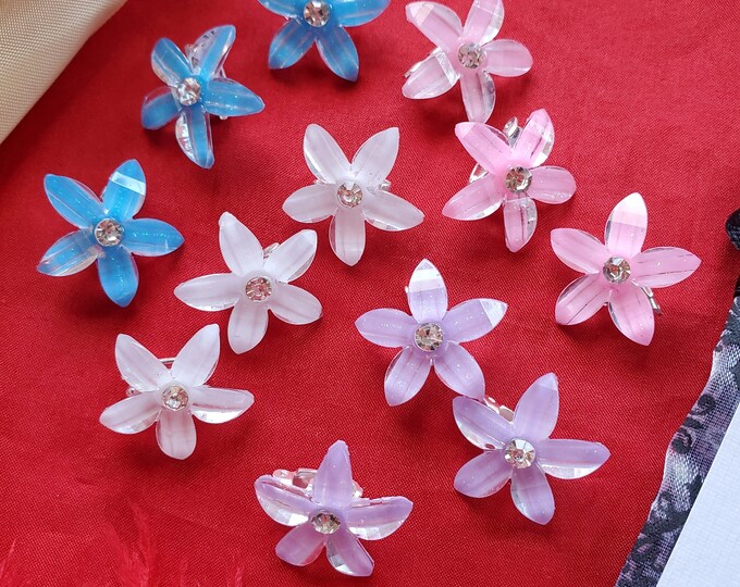 HA-0014 - Flower Hair Clips - Hair Decoration