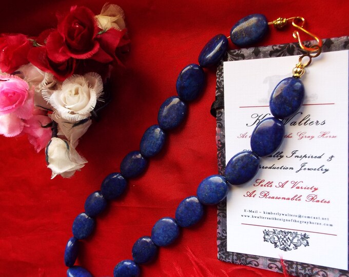 N-0072LA - Lapis Lazuli Necklace - Natural stones