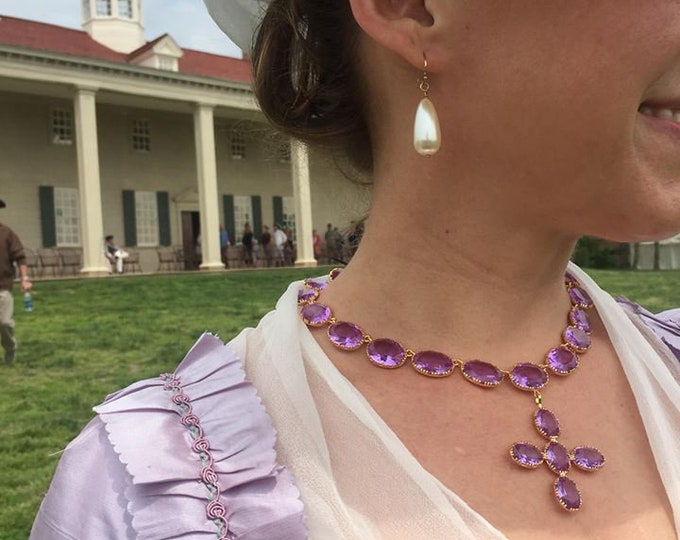 Item E-0368 - Glass Vintage Pearls - Regency Pearl Earrings, Girl with a Pearl Earring, Beauty Unmasked