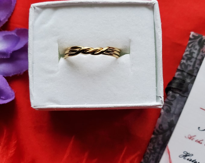 R-0059 - Historic Jamestowne Gimmel Puzzle Ring, 17th century Gimmel Ring, Gimmel Ring, Puzzle Ring