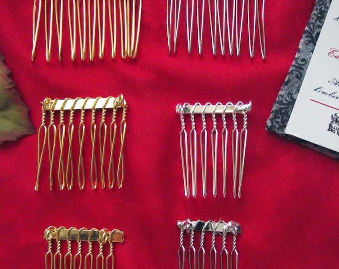 HA-0057 - Gold and Silver Brooch Combs