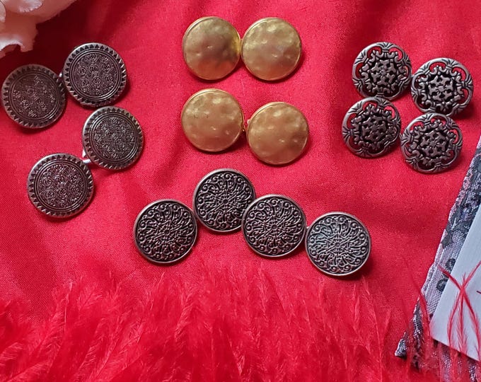 SL-0029 - Discontinued Button Cufflinks, Sleeve Links - 5/8 inch, Cuff Links, Sleeve Buttons, Buttons