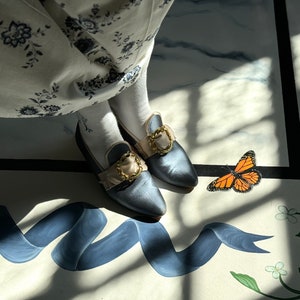 SB-0010 - The BELLE - 18th Century Reproduction Shoe Buckle - Georgian Shoe Buckle - Georgian Buckle EXCLUSIVE
