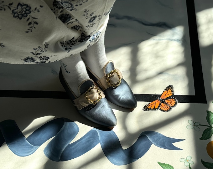 SB-0010 - The BELLE - 18th Century Reproduction Shoe Buckle - Georgian Shoe Buckle - Georgian Buckle EXCLUSIVE