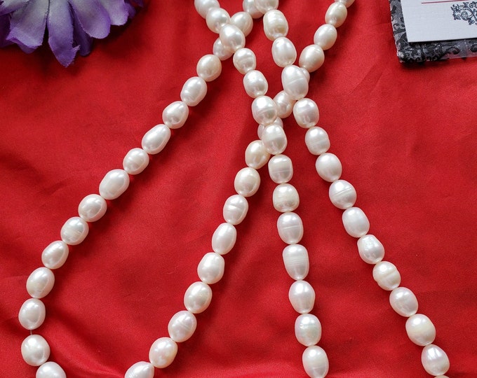 N-0164 - White Cultured Pearl Choker - Georgian, Regency, Everyday Pearl Necklace