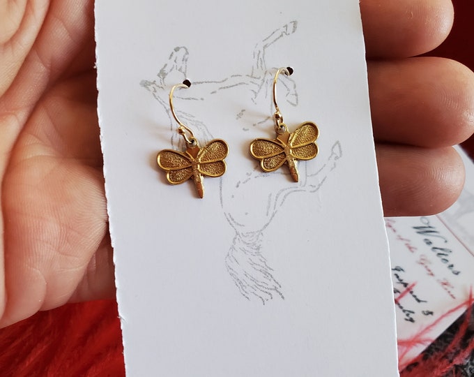 E-0339G - Butterfly Drops - Regency, Queen Victoria, Queen Elizabeth, Living History, Reenactor, Costumers, Jane Austen, Dragonfly