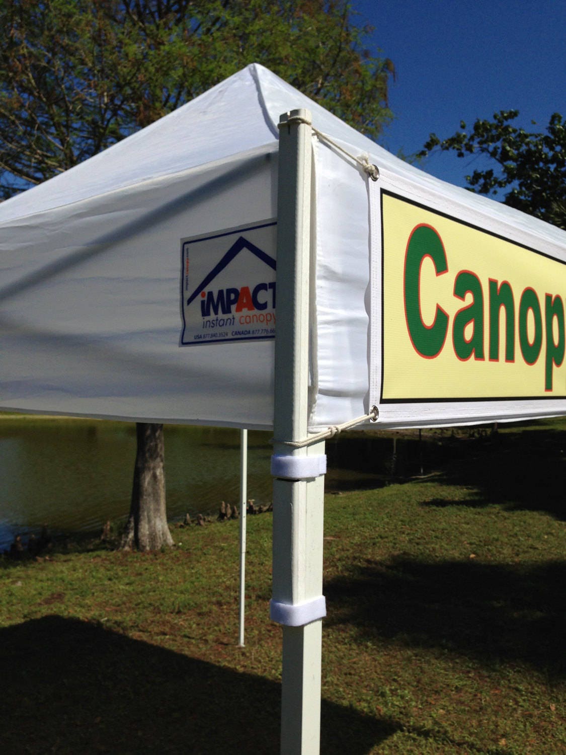 Canopy Banner Kit 9' x 2' Hang a Banner Fast and Etsy