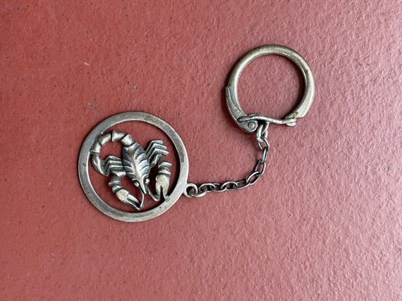 Silver Scorpion Key Ring - image 1