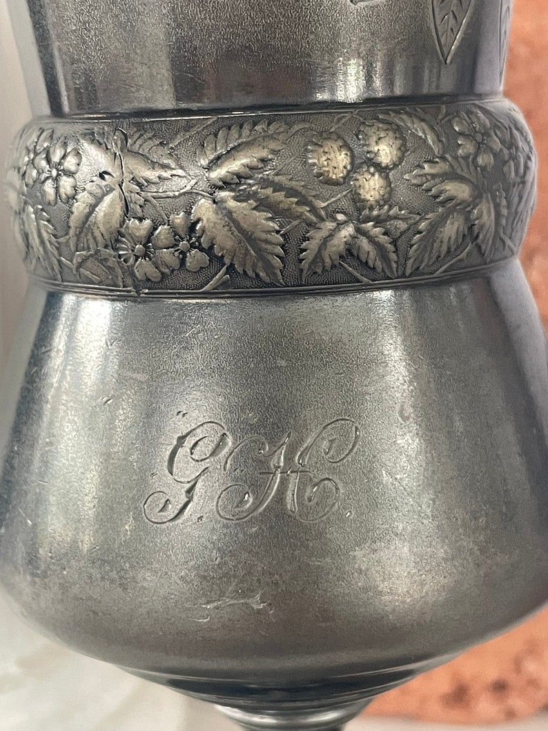 Quadruple Plate Britannia Goblet From Meriden B. Company Etsy