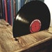 Vinyl Record Bookends - vinyl bookends for the music enthusiast add charm & warmth to any room.  Music decor music bookends for music lovers 